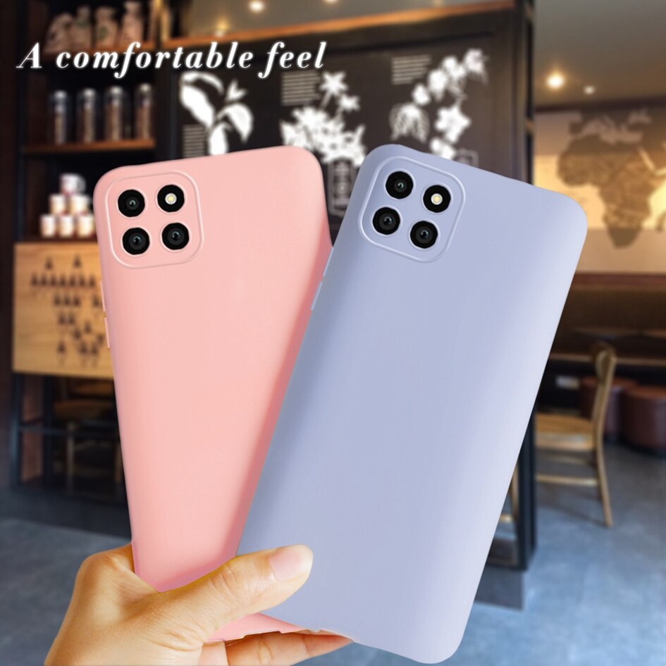 Funda de silicona para Samsung A22 SM-A226B, carcasa para Samsung A22 5G, Galaxy A22 A 22 , carcasa de TPU caramelo mate Coque de 6,6"