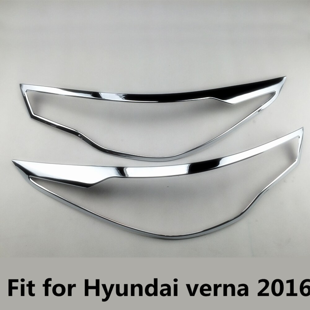 Auto-styling case Voor Hyundai Verna Voorlamp Cover Head Light Cover 2 stks accessoires auto styling