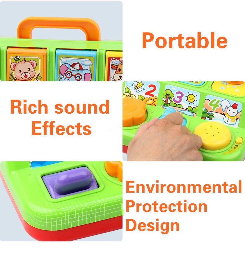 Boîte de commutation de jouets Pop-Up, boîte à boutons, boîte de peur au trésor, poupée intelligente pour bébé de 1 à 3 ans, jouet interactif