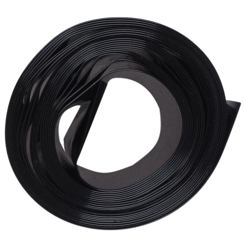 Tubo termorretráctil de PVC, de 2 piezas envoltura negra, 70mm/44mm, 2M, 6,5 pies para batería 18650