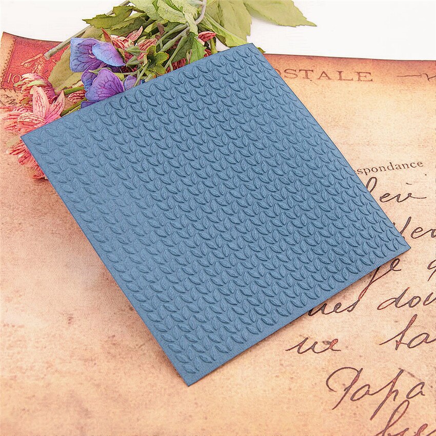 15*15cm Diamond lattice Embossing folders Plastic bump Scrapbooking DIY Template Fondant indentation Cake Photo Album Card Makin