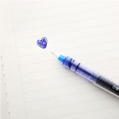 1 Pcs Gerade Flüssigkeit Nadel Typ Farbe Stift Wasser Gel Stifte Kunststoff Kugelschreiber Schule Schreibwaren: blue