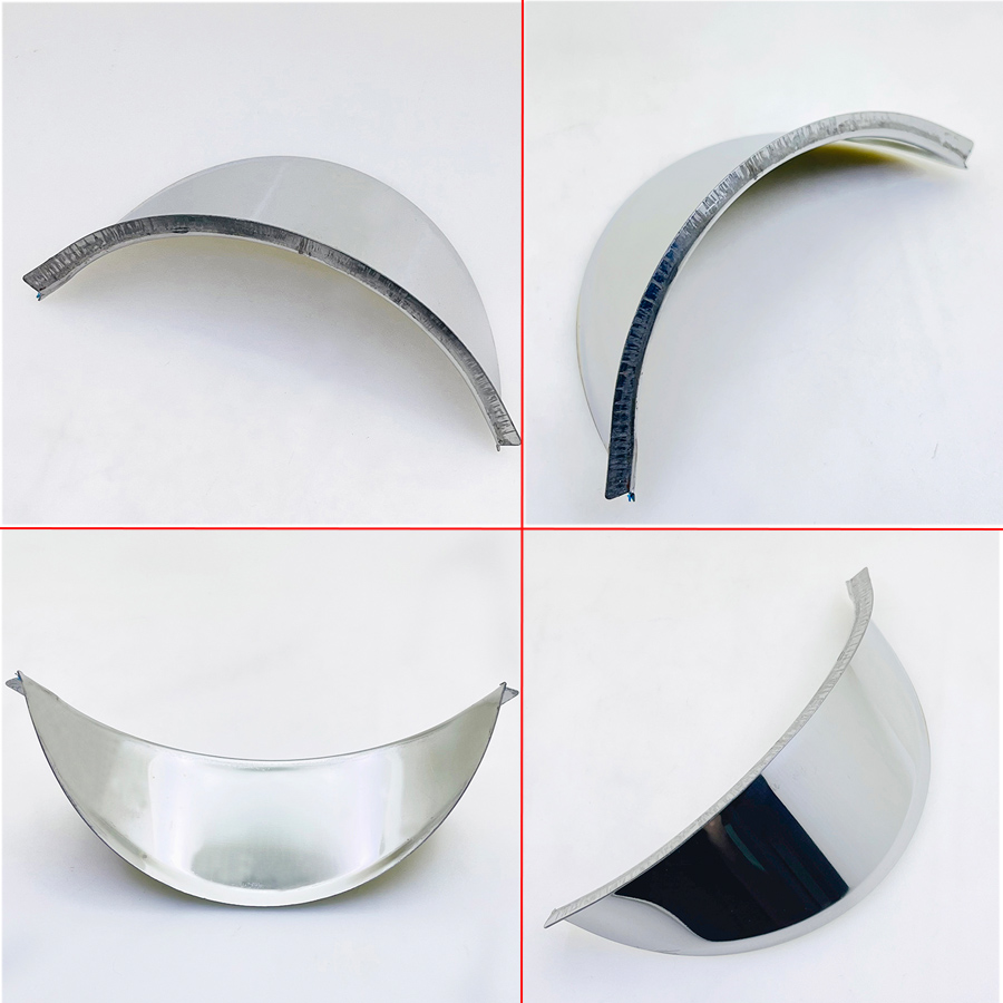 Para Benelli Vespa Triumph, visera de faro de motocicleta de Metal cromado, cubierta Universal de faro a prueba de lluvia para motocicleta y Scooter