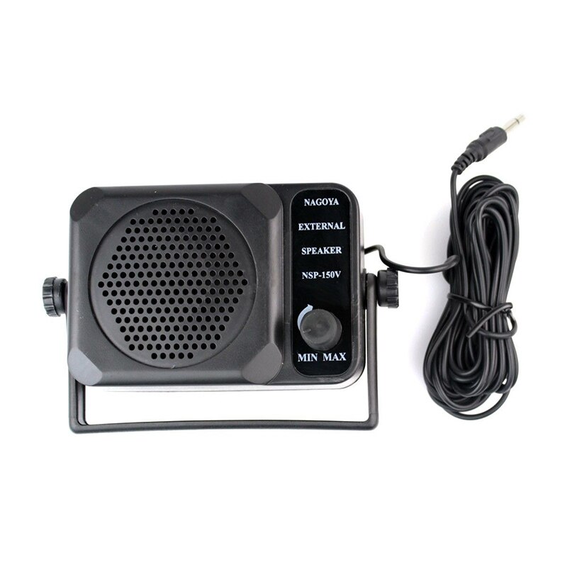 Niye nsp -150v mini-außenlautsprecher für mobilfunkgeräte und mikrofone, passend für kenwood, yaesu, icom, amateurfunkgeräte und autoradios