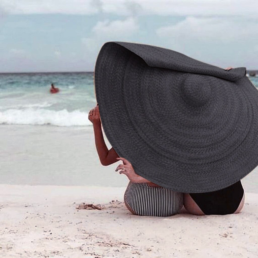 Women's Sun Hat With Neck Flap - Wide Brim UV Protection Foldable Fishing & Beach Hat