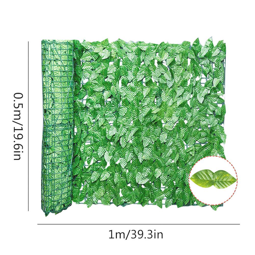 Artificial Leaf Screening UV Fade Protected Privacy Hedging Wall Landscaping Garden Fence Balcony Screen Outdoors Decoration: A 0.5x1m