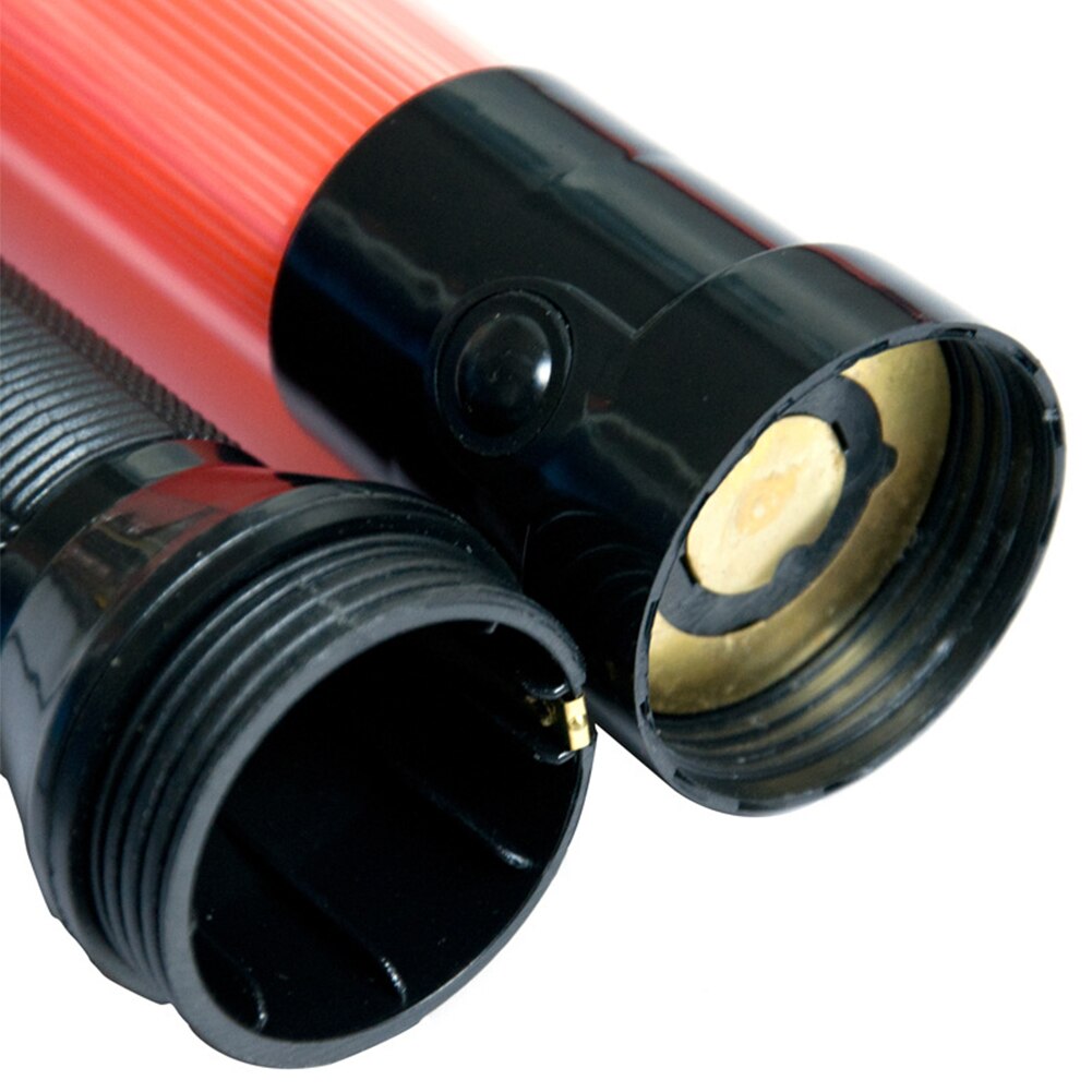 2pcs 21inch Signal Warning LED Traffic Baton PVC Police Portable Indicator Wand Battery Operated Safty 2 Flashing Modes