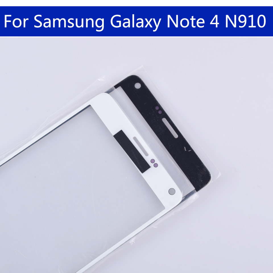 N910 For Samsung Galaxy Note 4 Note4 N910 N910A N910F N910H N9108V N910T N910W8 LCD Front Outer Glass Touch Screen Lens