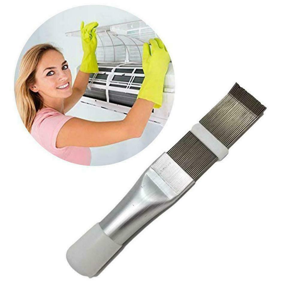 Air Conditioner Cleaning Cover Brushes Filter Net Waterproof Air Conditioner Cleaning Dust Protection Cleaning Bags and Tools: Brush B 14x2.4x0.2cm