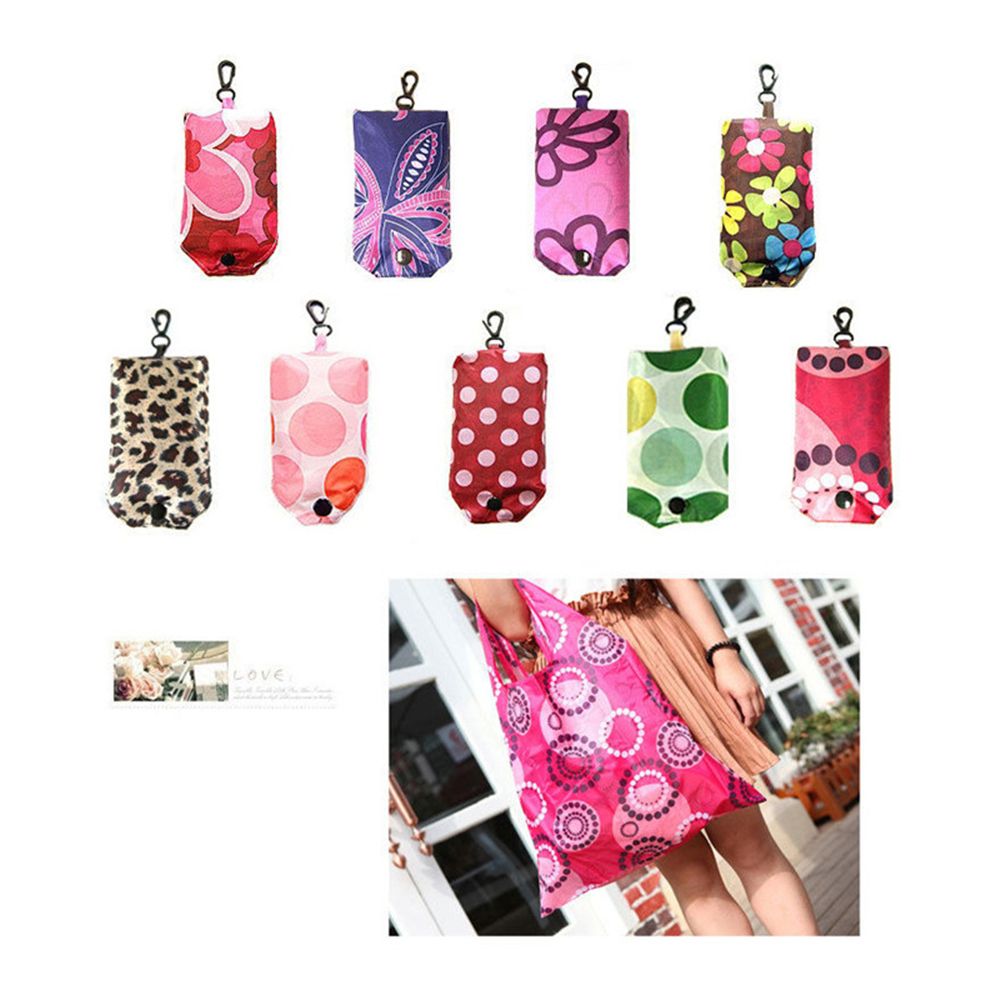 Foldable Handy Shopping Bag Reusable Tote Pouch Recycle Storage Handbags
