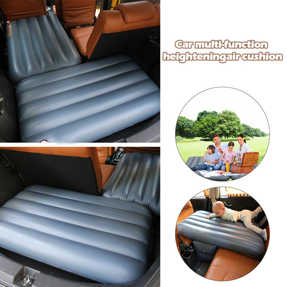 Car Inflatable Mattress Portable Car Back Seat Travel Camping Air Bed Foldable Trunk Cushion Mattresses Camping Accessories
