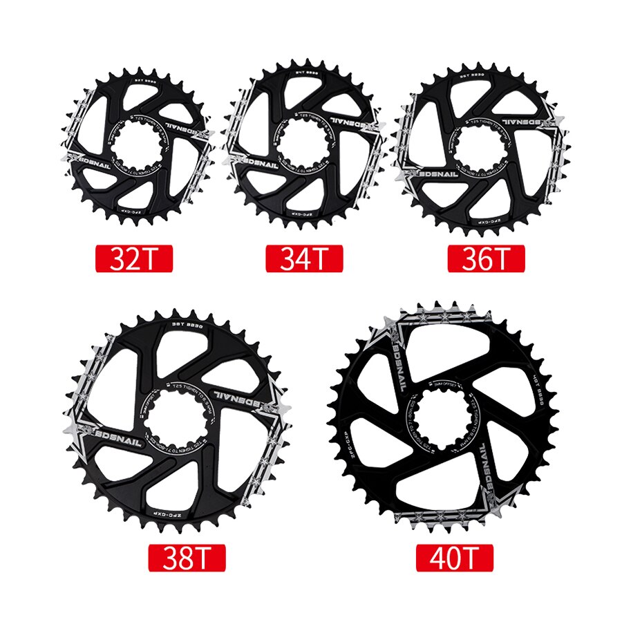 MTB GXP Bike Chainring 32/34/36/38/40T Narrow Wide Teeth Mountain Bicycle Cranksets Plate For SRAM GXP XX1 X9 XO X01