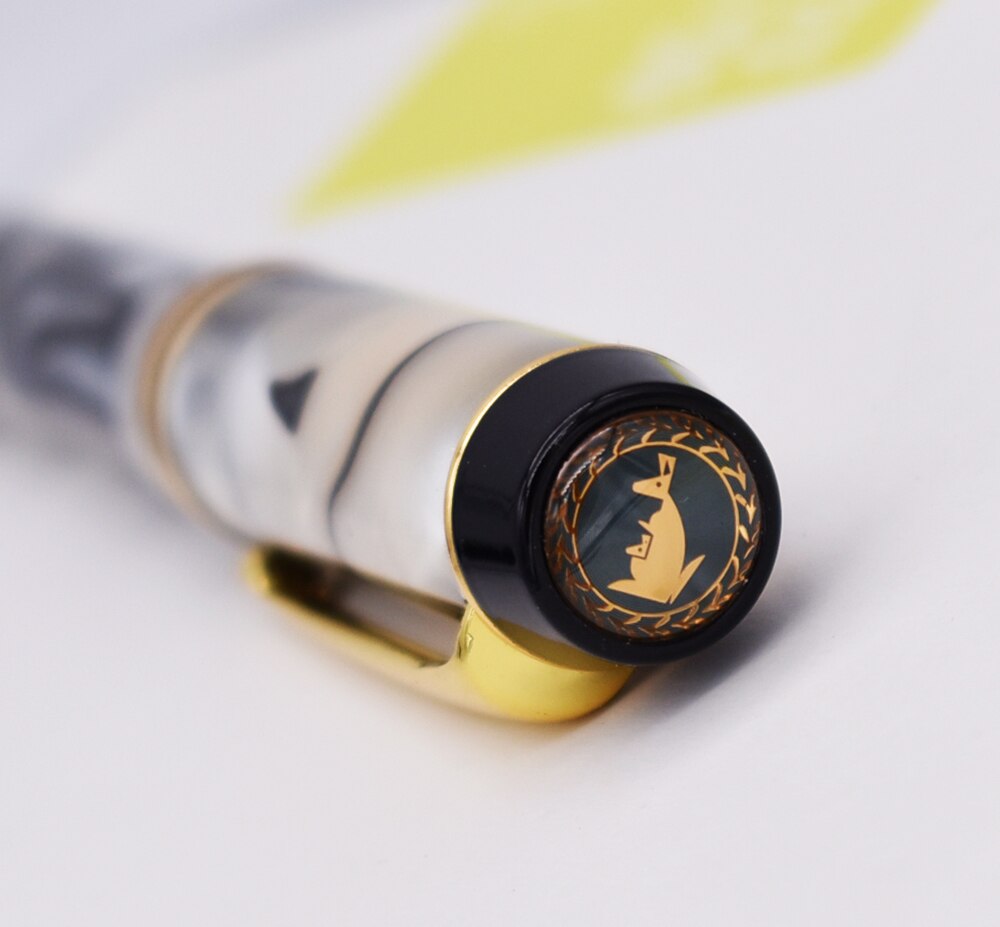 Kaigelu 316 / 336 Marble Celluloid Fountain Pen, 22KGP Medium Nib ...