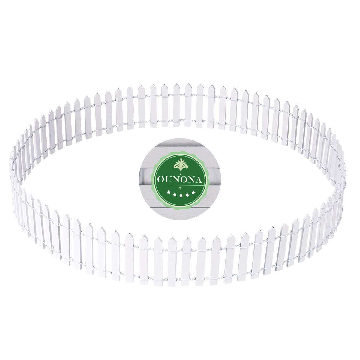 1 Pc Wood Fence Portable Picket Fence Mini House Miniature Fence for Home Garden Patio