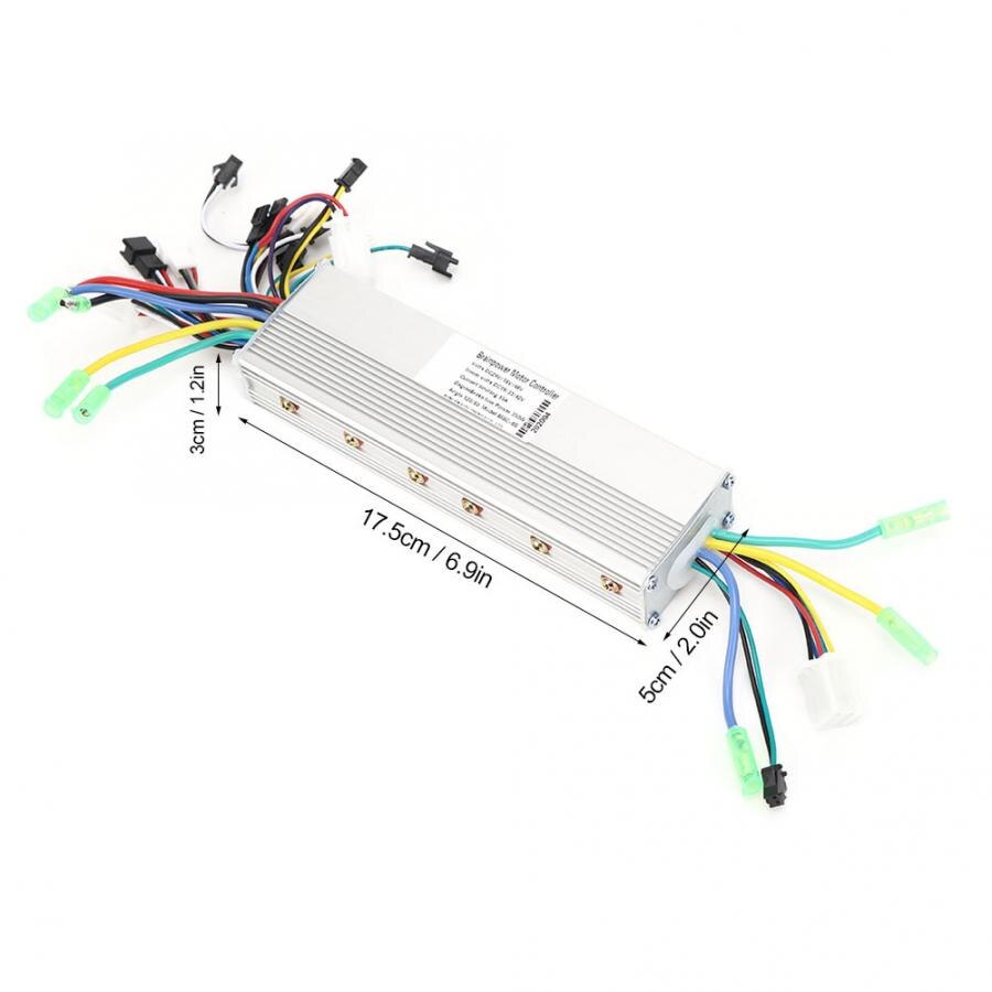 Elektrische Fiets Controller Lcd Display Set 24V 36V 48V 60V 250 350W E-Bike scooter Motor Controller Spanning Snelheid Display