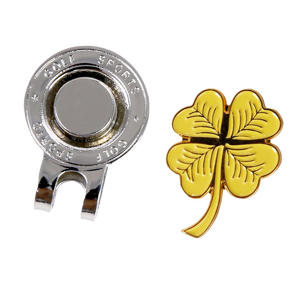 Magnetic Golf Cap Clip with Detachable Golf Markers Training Aid Standard Hat Clip Club Souvenir Keepsake