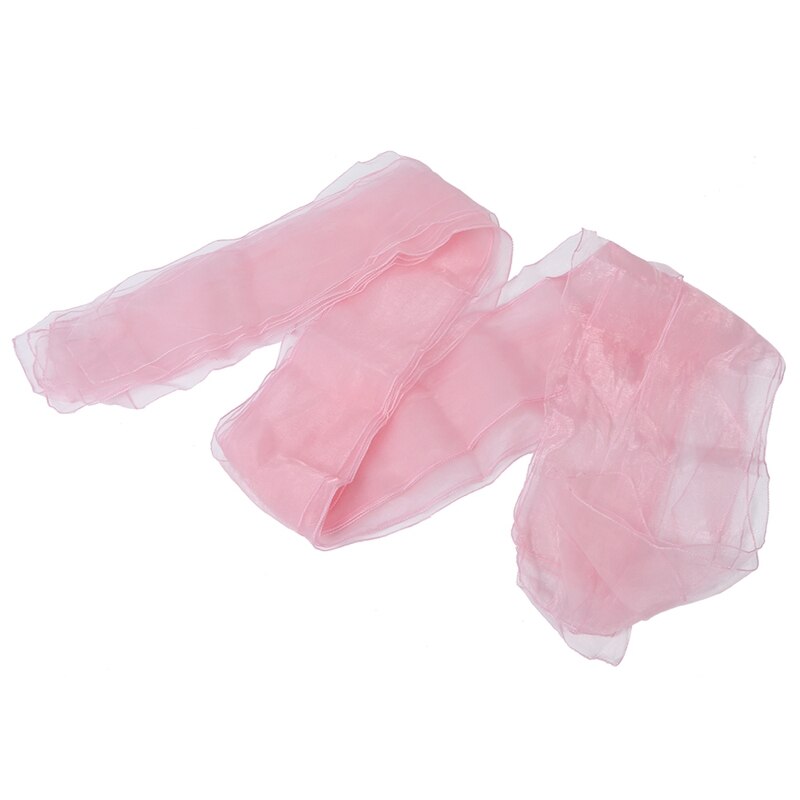 JK Home Organza Elastische stoel sjerpen Strikken Bowknots voor Bruiloft Banket Party Home Decoratie