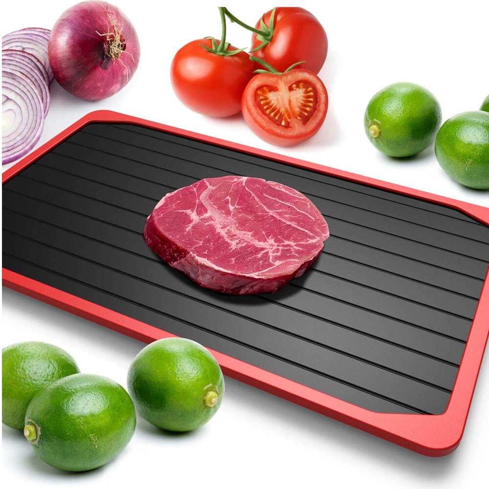 Fast Board for Defrosting Plate Thawing Tray for Frozen Meat Food Large Thaw Quick Defrost Tray Board Mat Pad Kitchen Tool