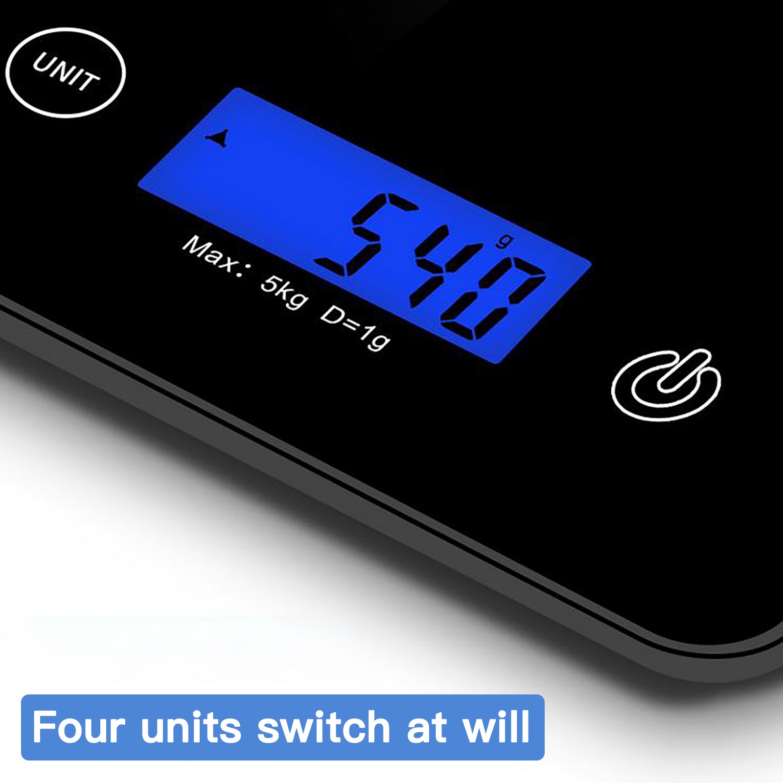 Electronic Kitchen Scale Digital Food Scale Stainless Steel Weighing Scale LCD High Precision Measuring Tools Scale For Cooking