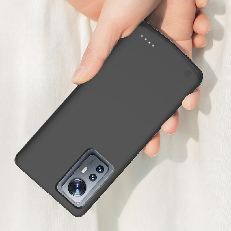 Energie Bank Abdeckung Für Xiaomi Mi 12 Profi Externe Batterie Fällen 10000 mAh Tragbare Powerbank Abdeckung Für Xiaomi 12 12X Ladung fallen