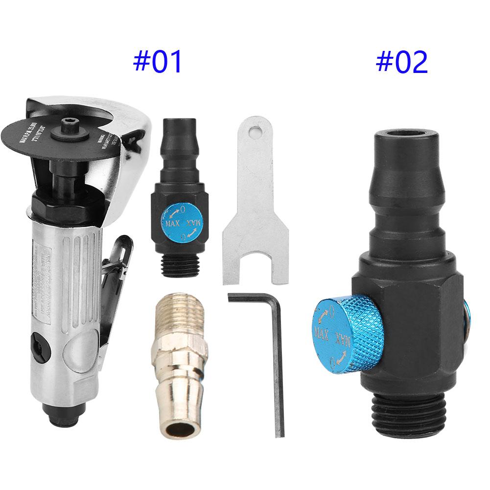 3 inch Verstelbare Ronde Hoge Snelheid Schuren Pad Air Cutter Pneumatische Snijmachine 4 pcs Snijmachine Set Professionele