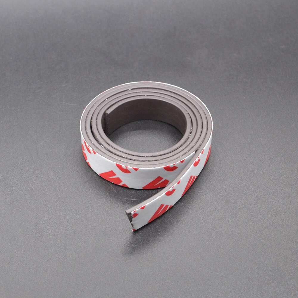 1 Meter 10*1 10*2 12*2 15*1 20*1 30*1 mm self Adhesive Flexible Soft Magnetic Strip Rubber Magnet Tape width 10mm/15mm/30mm