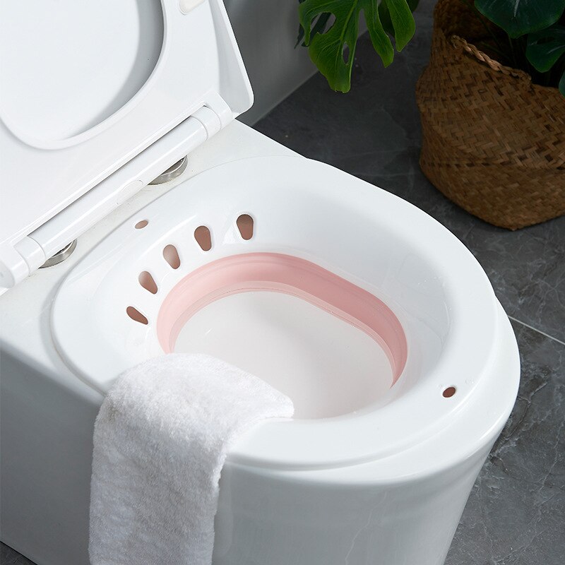 Accesorios de baño para el hogar, bidé plegable con globo Manual