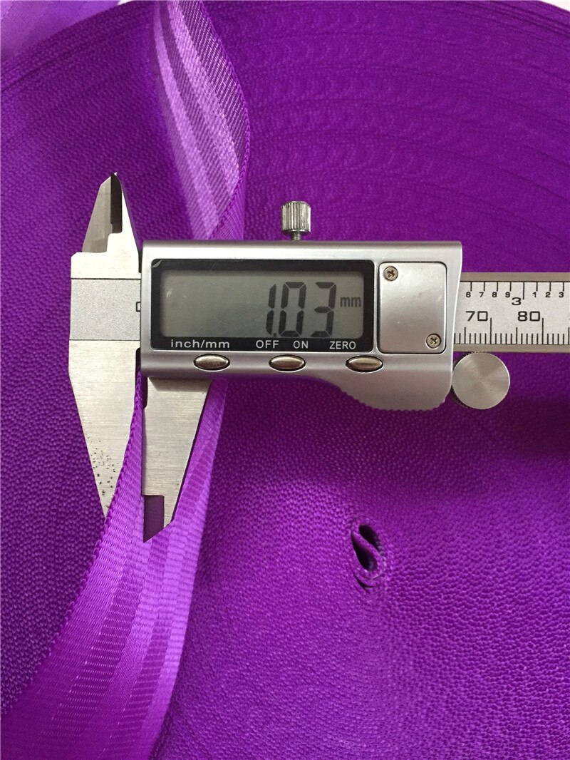 Ruban violet clair de 3-36 mètres pour ceinture de sécurité de voiture, rouleau de 3 c, pour harnais de sécurité, sangle pour ceinture de sécurité de voiture à faire soi-même
