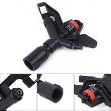 360 Degree Rocker Arm Nozzle Lawn Sprinkler Dual Nozzle Adjustable Garden Tool