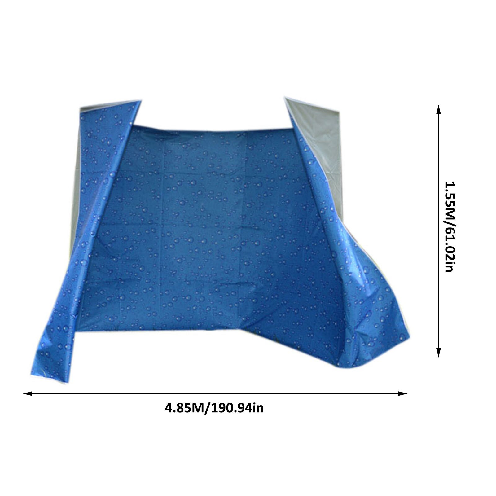 4.8m regendichte wandtücher, angelschirmtücher, uv-beständige, wasserdichte universal-sonnenschirme