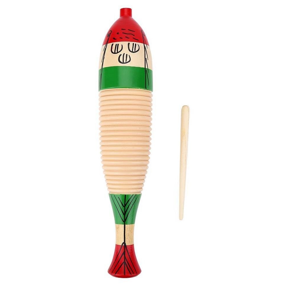 SEWS-Musical Instrument WG-200 Wood Guiro with Scraper