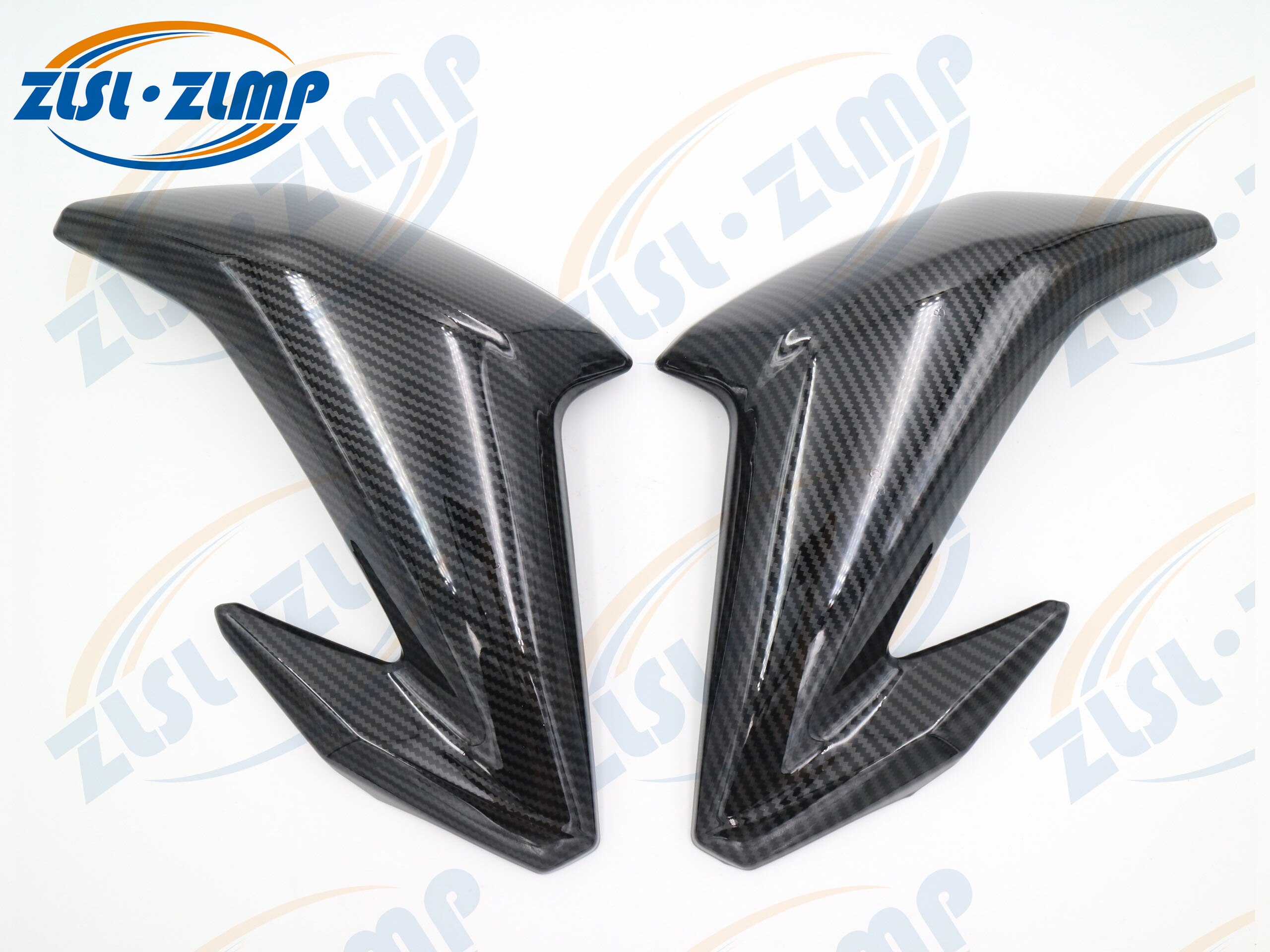 Kawasaki Z900 - 17 18 19 Voor Carbon Fiber Kleur Gas Tank Side Trim Insert Cover Panel Kuip