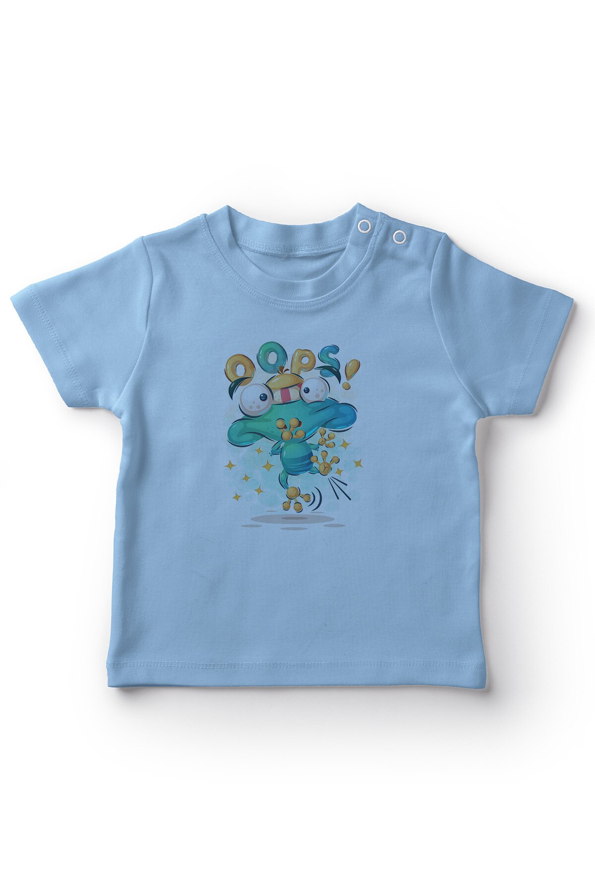 Angemiel, bebé, sorpresa, Rana pequeña, bebé, camiseta azul