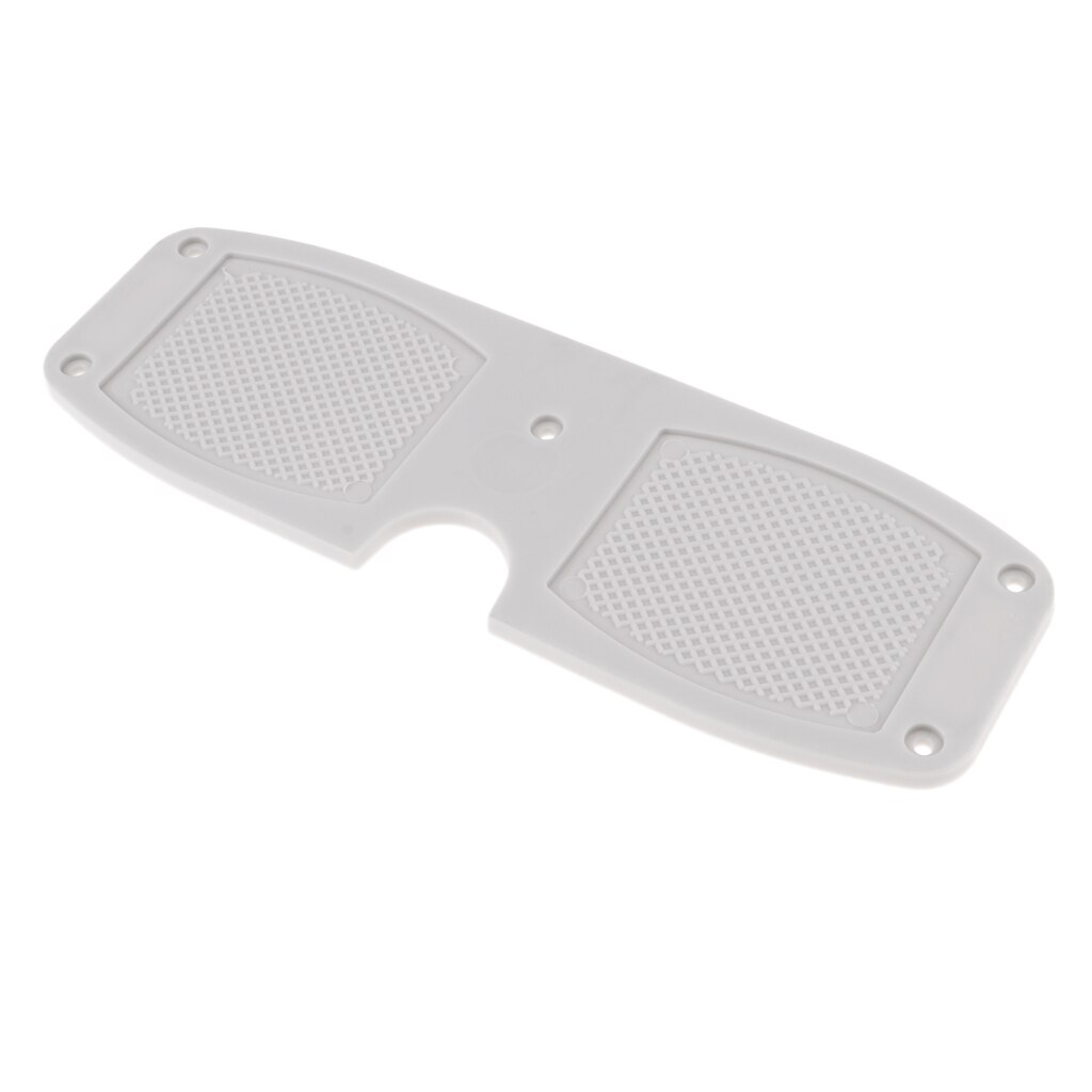 PVC Transom Plate Outboard Mounting Engine Bracket for Inflatable Boat, Rubber Dinghy, Kayak, Marine Yacht: White
