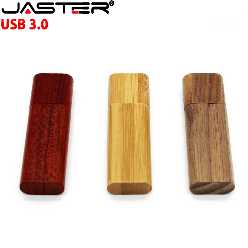 JASTER High speed USB 3.0 Wooden bamboo USB flash drive pen driver wood pendrive 4GB 8GB 16GB 32GB USB creativo personal LOGO