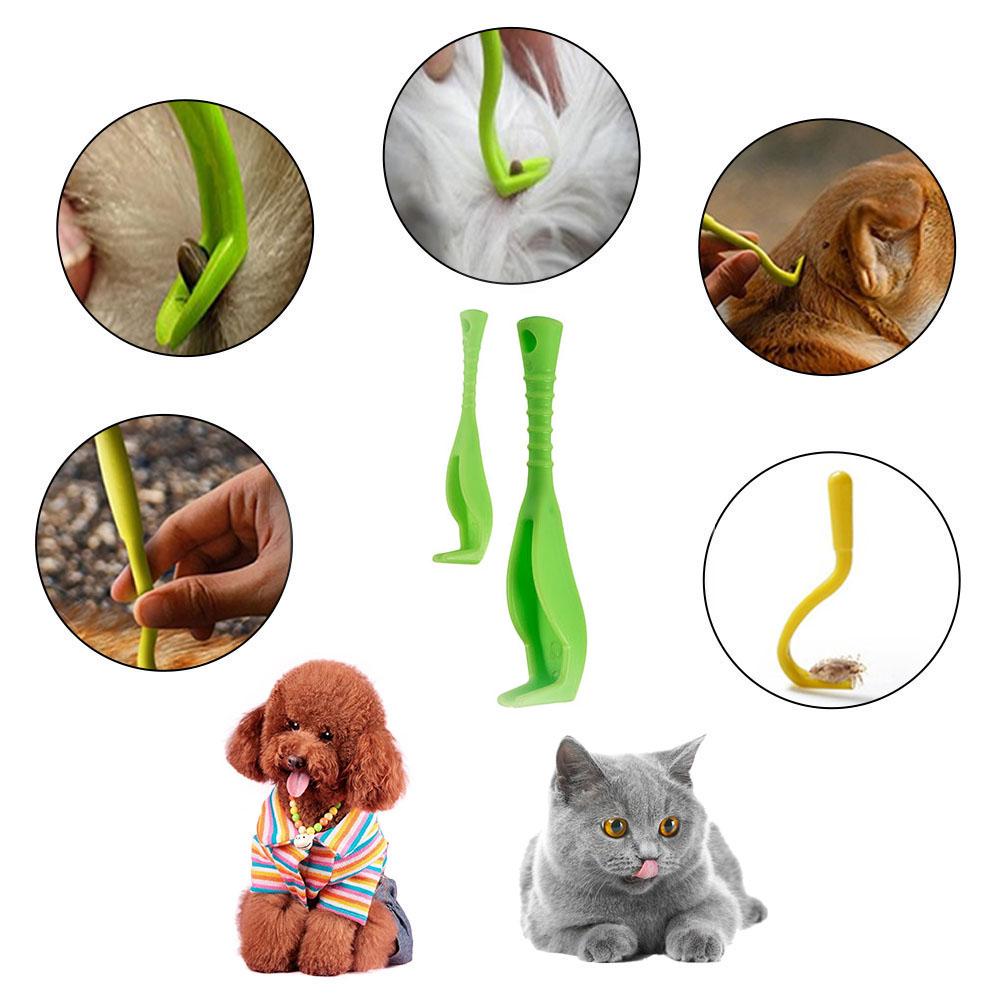 Plastic Portable Hook ticks Remover Hook Horse Human Cat Dog Pet Supplies Tick Remover Tool Pet Comb