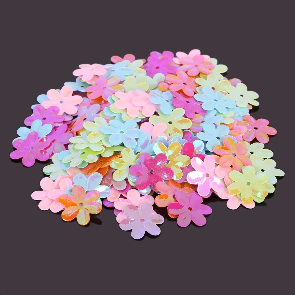 5/6/10/15mm 350-3200 stks Gemengde kleur Losse Sequin Voor Kleding Accssory DIY Craft Scrapbooking Wedding Sieraden Maken