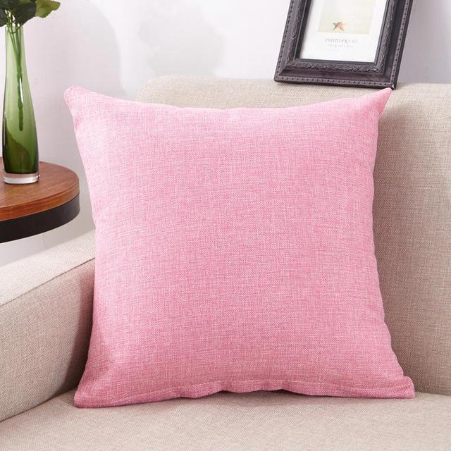 Funda de cojín de felpa, cubierta de almohada de Color sólido, productos textiles para el hogar, cómodos y geométricos, respetuosos con la piel: 1