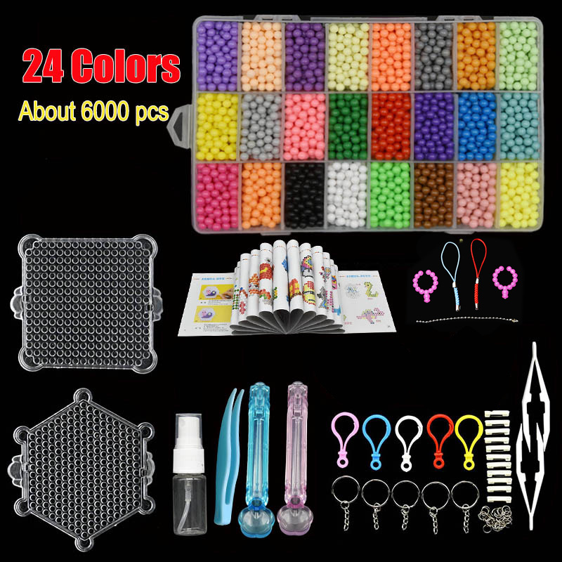 DIY-Perlen-einstellen, Perlen-Werkzeug, Kreativität, magische Wasserperlen, Stecktafel, Kunst und Handwerk für freundlicher, Spielzeug, Mädchen, freundlicher, , 5, 7, 10 Jahre: Grau