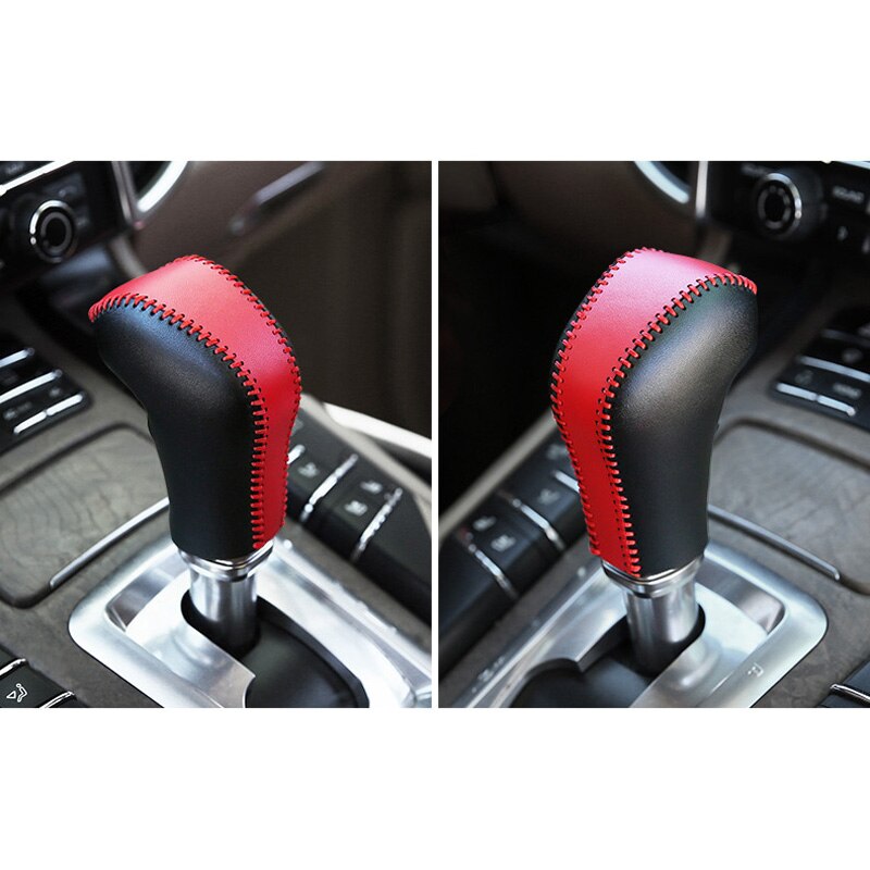 Automobile Leather Gear Headgear Handle Head Protective Cover For