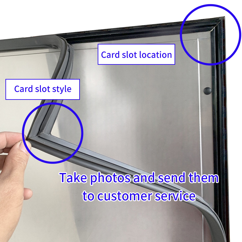 3m Custom-make Hotel commercial refrigerator PVC door seal strip (low temperature resistant)