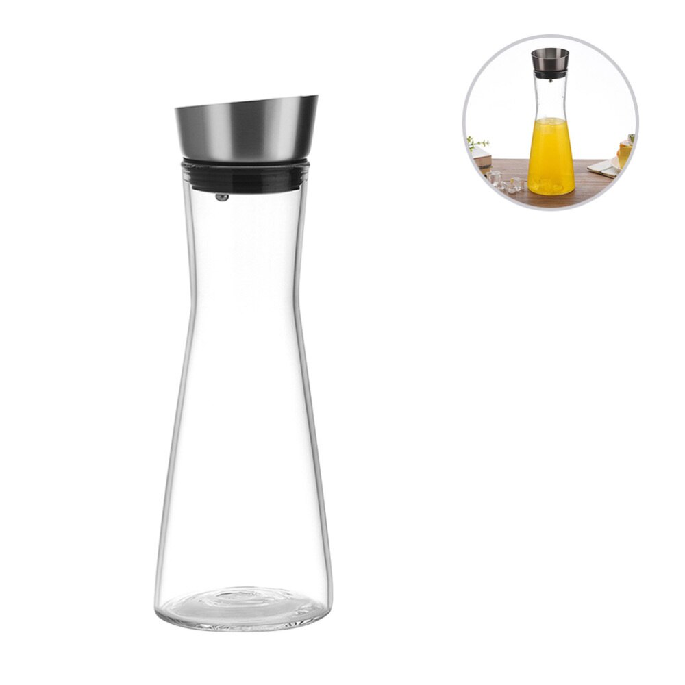 Recipiente de cristal resistente al calor, Portable, transparente, a prueba de agua, soporte para té, 1 Uds.: Default Title