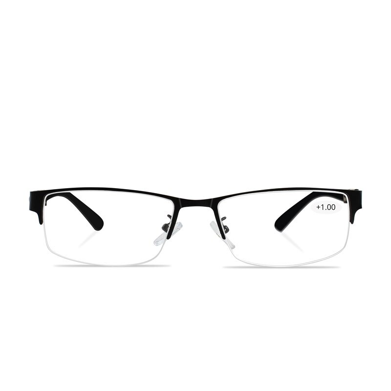 Rvs Leesbril met Dioptrie mannen Bril Gafas de Lectura Verziend Brilmonturen voor Vrouwen Mannen + 1 1.5