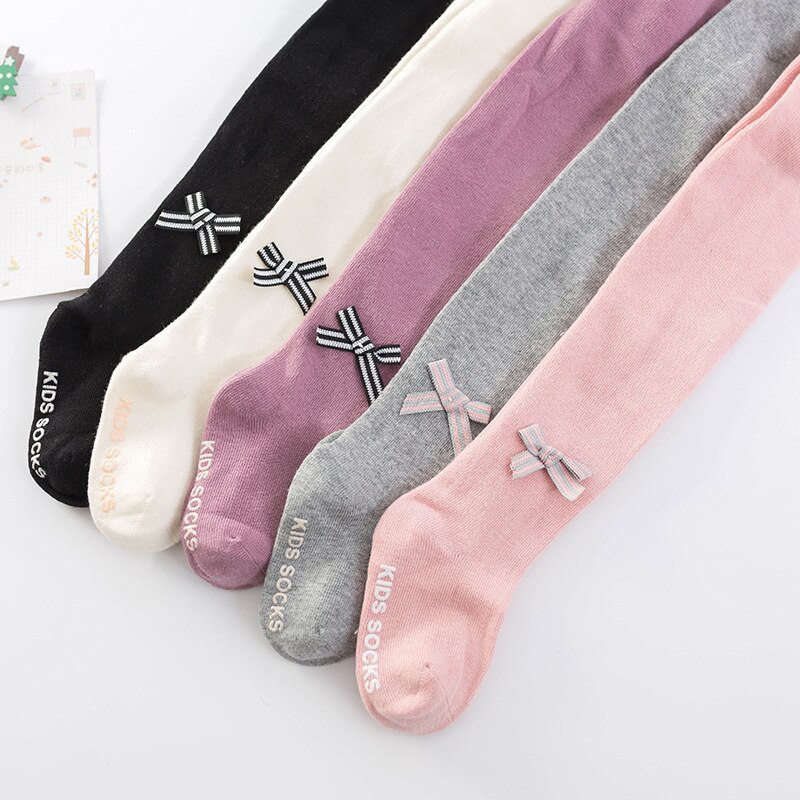 Lente En Herfst Boog Kinderen Panty Zacht En Comfortabel Gebreide Baby Meisje Baby Leuke Baby Leggings