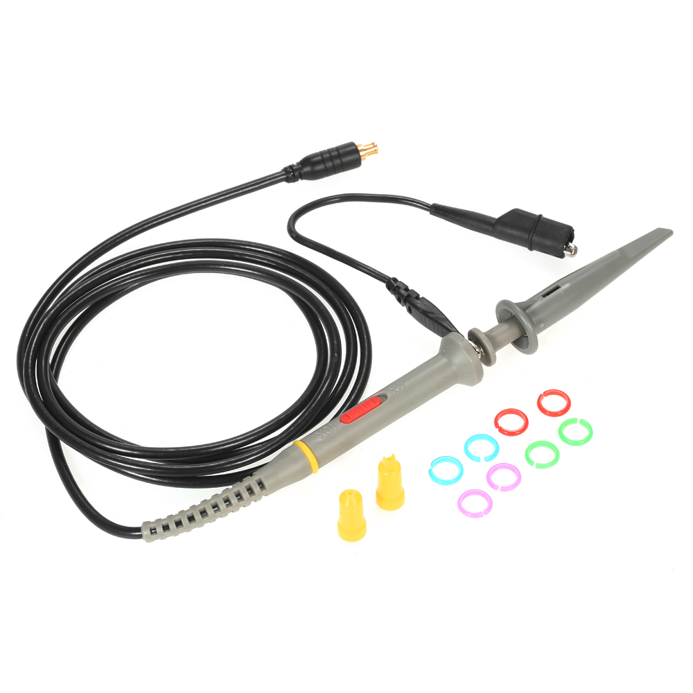 1X 10X 60MHz MCX Oscilloscope Probe Alligator Clip Test Probe for DSO Nano Quard Portable Digital osciloscopio