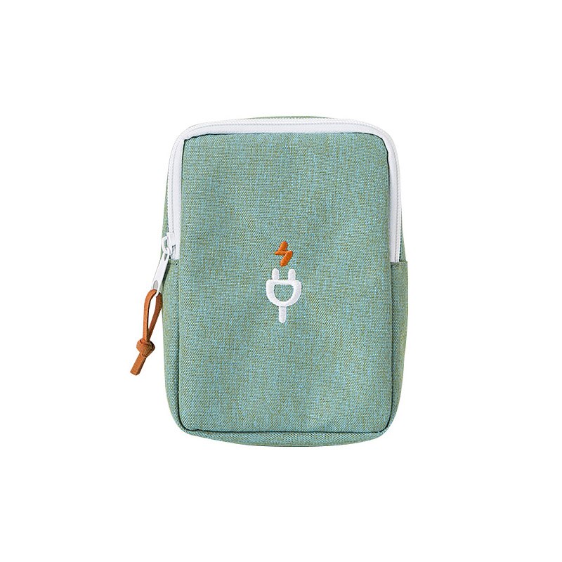 Travel Accessories Storage Bag Multifunction Digital Pouch Case/ Makeup Smartphone Charger Headset Data Cable Finishing Package: Green