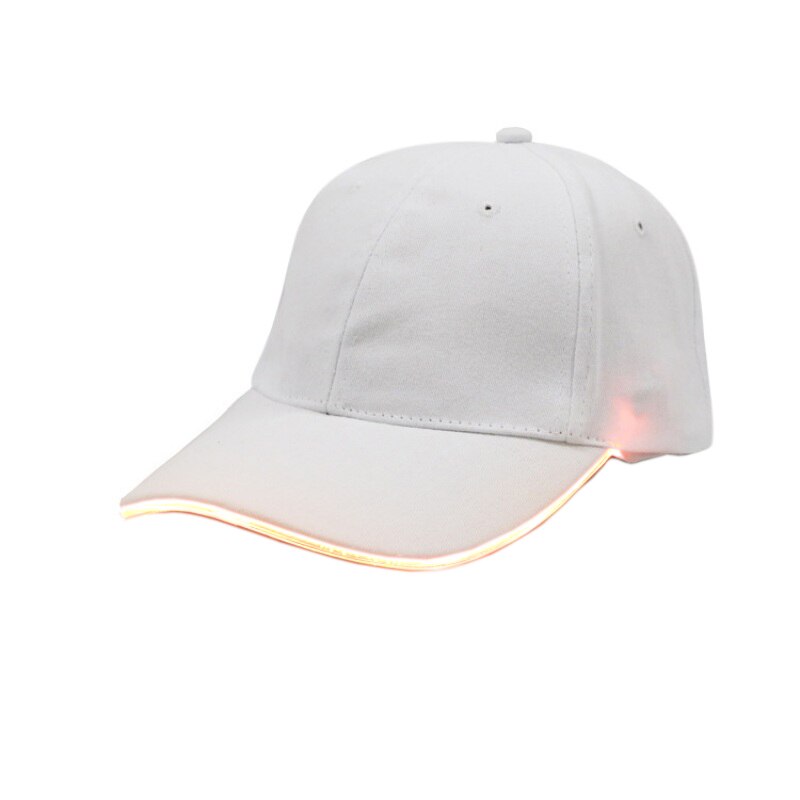 Cappello da Baseball di Modo Caldo Unisex di Colore Solido HA CONDOTTO Luminoso Cappello Da Baseball Corsa E Jogging Arrampicata Berretto Con Visiera Delle Donne Degli Uomini Berretto da Baseball Del Cappello: W5