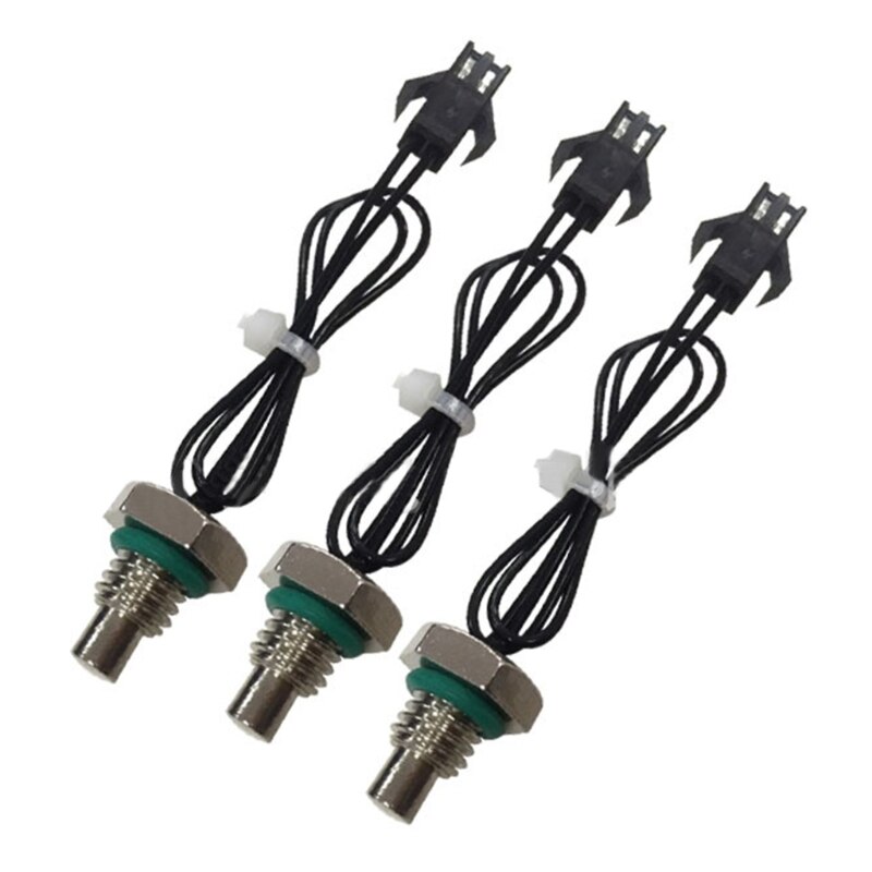 Ntc termistor temperaturføler  m8 gevind sonde kabel vandvarmer serie