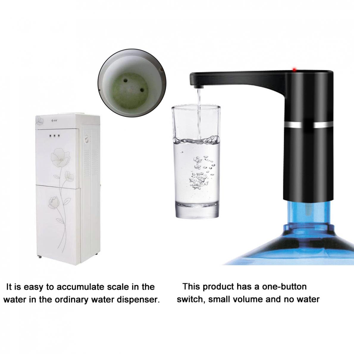 Automatic Mini Touch Switch Water Pump Wireless Rechargeable Electric Dispenser Water Pump With Usb Cable Drinking Water Pumps