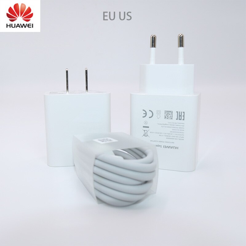 Original Huawei 4.5V 5A Supercharge Quick Charger For Huawei P20 Pro P20 Lite Mate 10 Mate 20 Pro 5A Type C-Cable